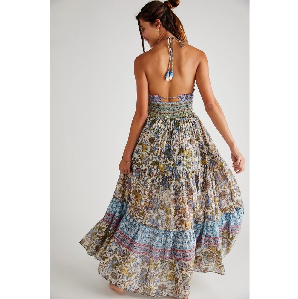 Free People Boho Tiered Maxi Dress